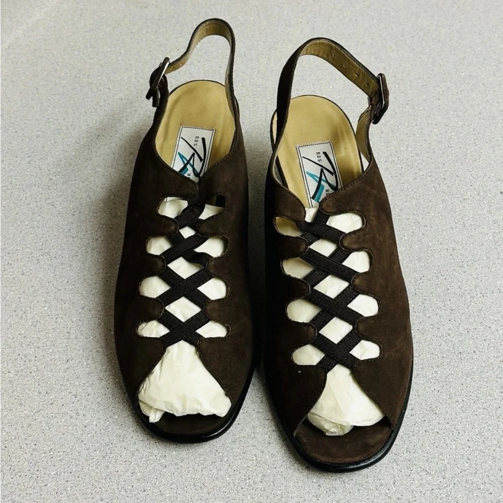 Ros Hommerson Dark Brown Platform Sandals